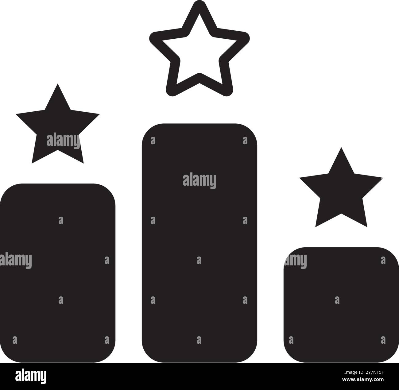 conception de logo d'illustration vectorielle d'icône de piédestal Illustration de Vecteur