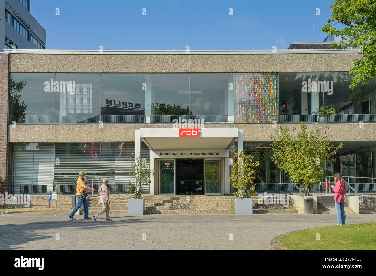 RBB Broadcasting Center, Rundfunk Berlin Brandenburg, Masurenallee, Charlottenburg, Berlin, Allemagne, Sendezentrum RBB, Deutschland Banque D'Images