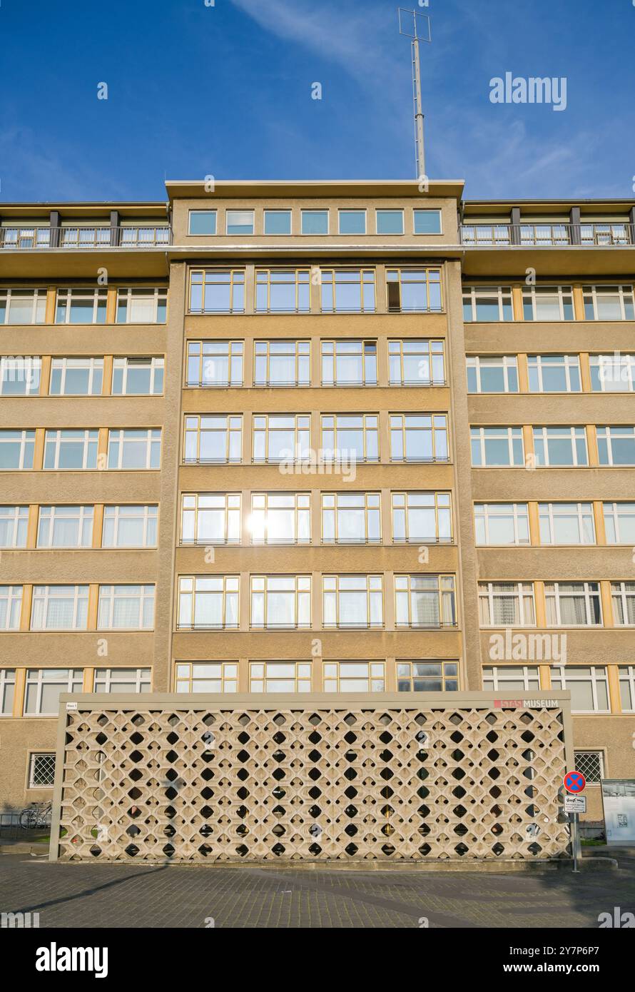 Maison 1, Stasi Museum, Normannenstrasse, Lichtenberg, Berlin, Allemagne, Haus 1, Stasi-Museum, Deutschland Banque D'Images