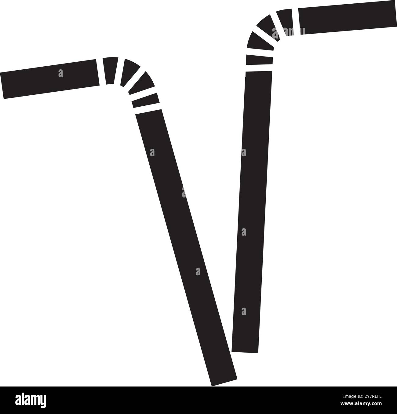 Icône de paille illustration symbole Design Illustration de Vecteur