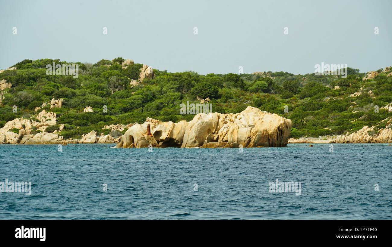 Île de Maddalena. Archipel de la Maddalena. Province de Sassari, Sardaigne. Italie. Banque D'Images