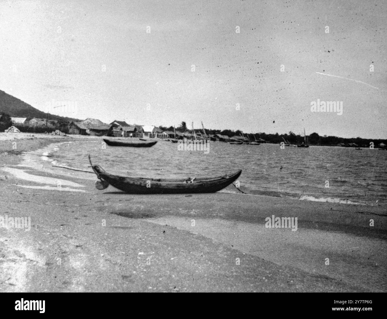 Photos : la baie de Cam Ranh, Vietnam1930 Banque D'Images