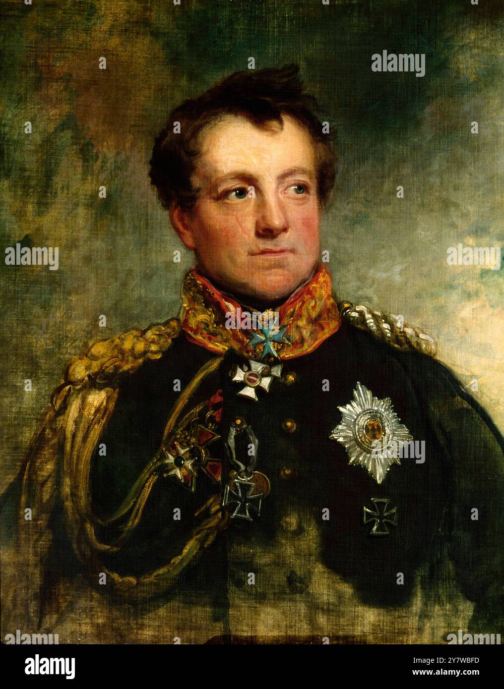 Maréchal comte von Gneisenau (1760-1831) Musée George Dawe Wellington. August Wilhelm Anton, Graf Neidhardt von Gneisenau maréchal prussien et réformateur, l'une des figures clés de la reconstruction et de la réorganisation de l'armée prussienne brisée par Napoléon en 1806 et l'architecte de sa victoire lors des guerres de libération (1813-15). Gneisenau, August Wilhelm Anton, Graf Neithardt von German Prussian Marshal 1760-1831 ©TopFoto Banque D'Images
