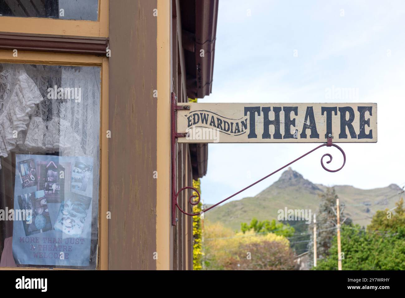 Theatrical Society Edwardian Theatre at Ferrymead Heritage Park, Ferrymead, Christchurch (Ōtautahi), Canterbury, Nouvelle-Zélande Banque D'Images