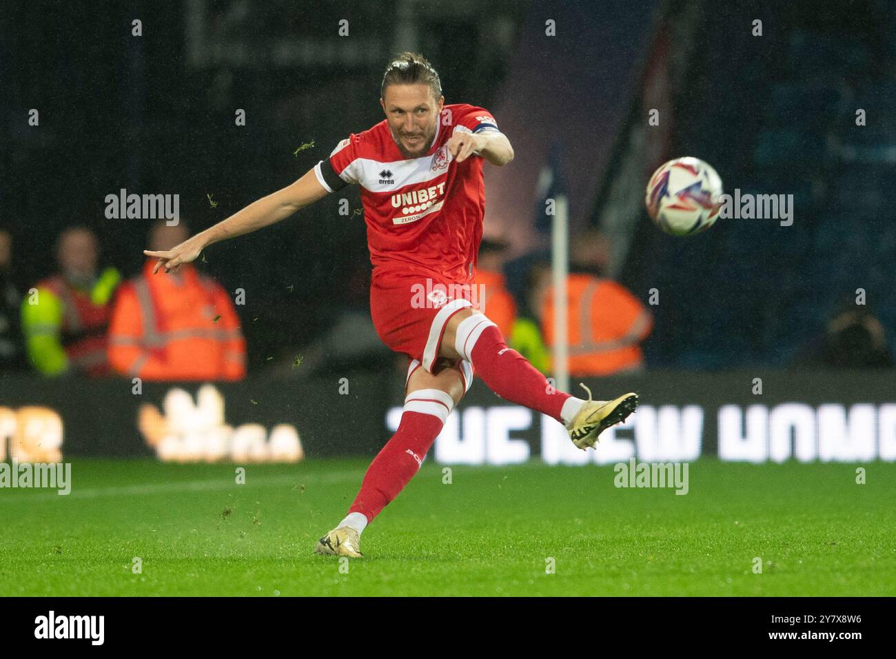 Luke Ayling de Middlesbrough lors du Sky Bet Championship match entre West Bromwich Albion et Middlesbrough aux Hawthorns, West Bromwich le mardi 1er octobre 2024. (Photo : Trevor Wilkinson | mi News) crédit : MI News & Sport /Alamy Live News Banque D'Images