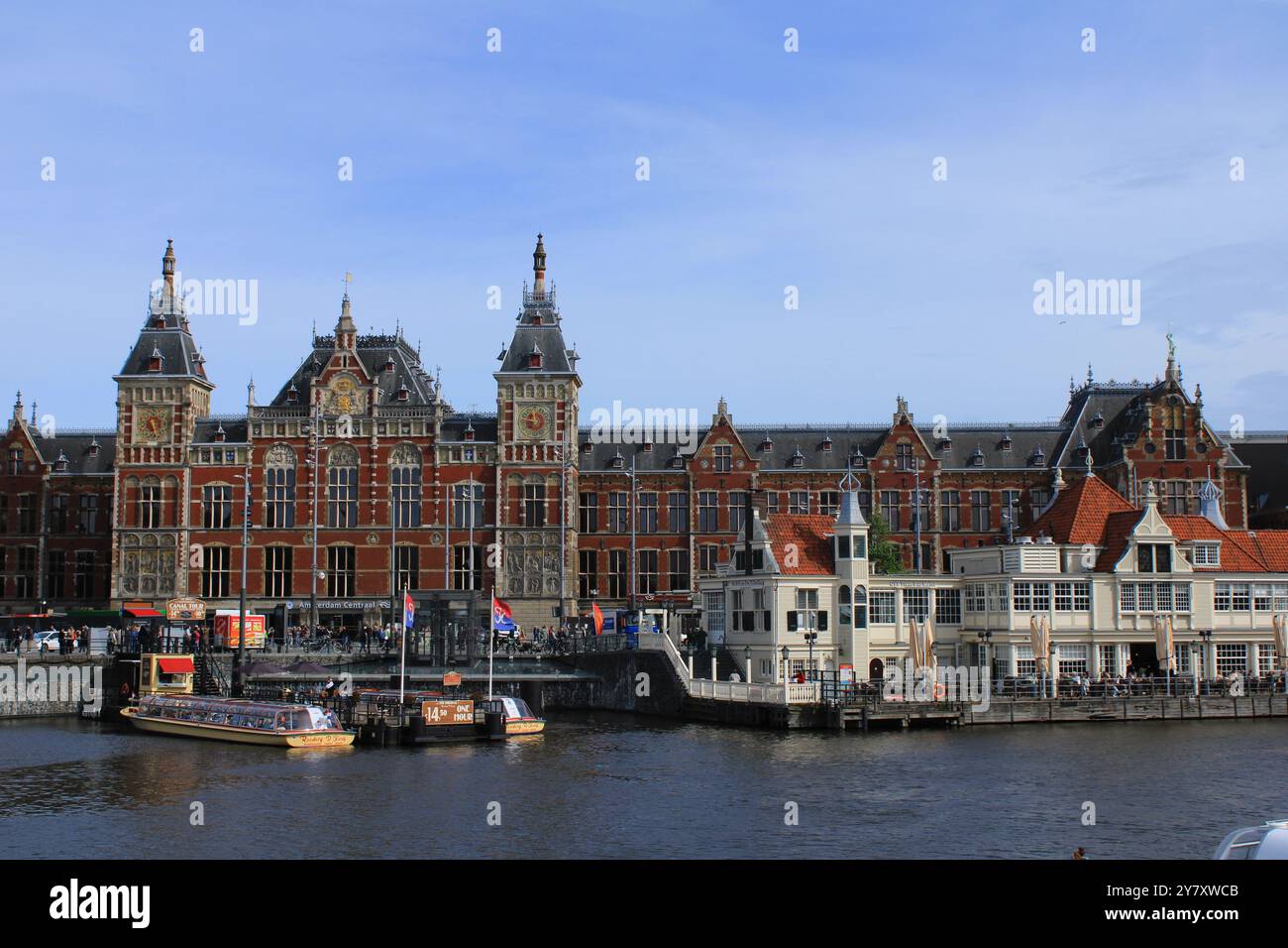 Gare Centraal à Amsterdam, pays-Bas Banque D'Images