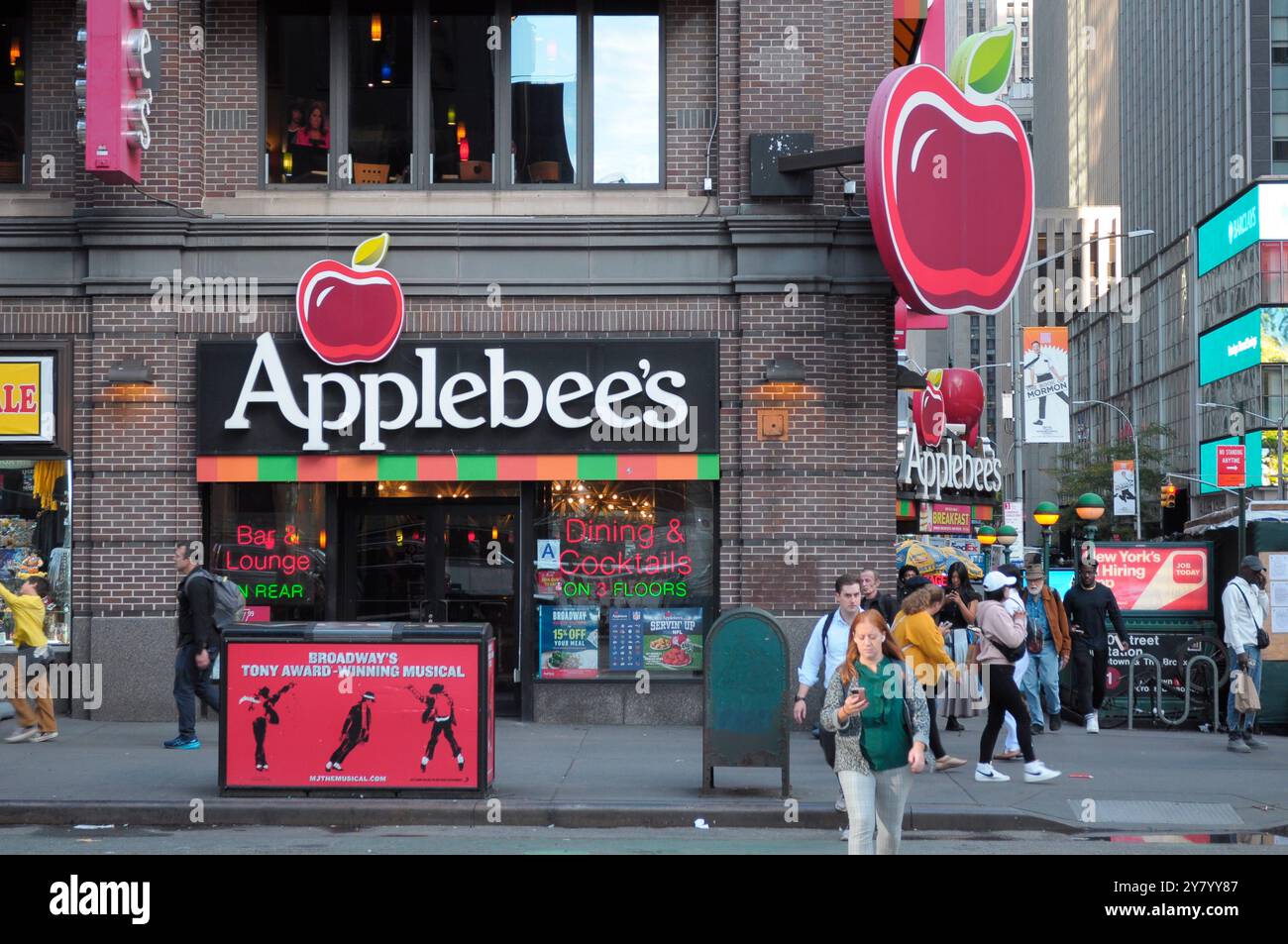 New York, États-Unis. 30 septembre 2024. Un restaurant Applebee's est vu à Manhattan, New York. Crédit : SOPA images Limited/Alamy Live News Banque D'Images