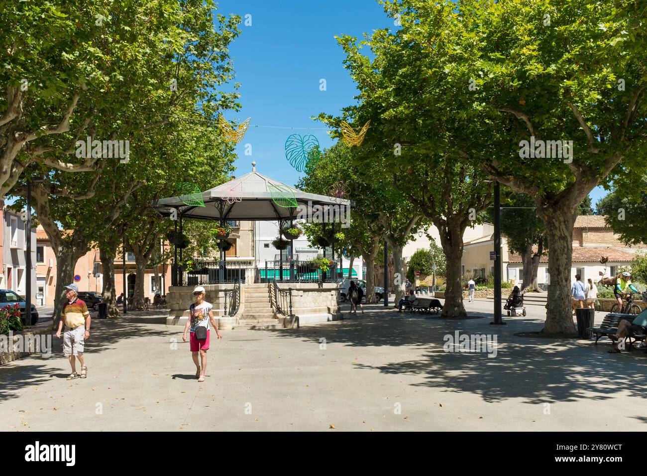 Vieille ville de pêcheurs Meze, Hérault, Occitanie, France, Europe Banque D'Images