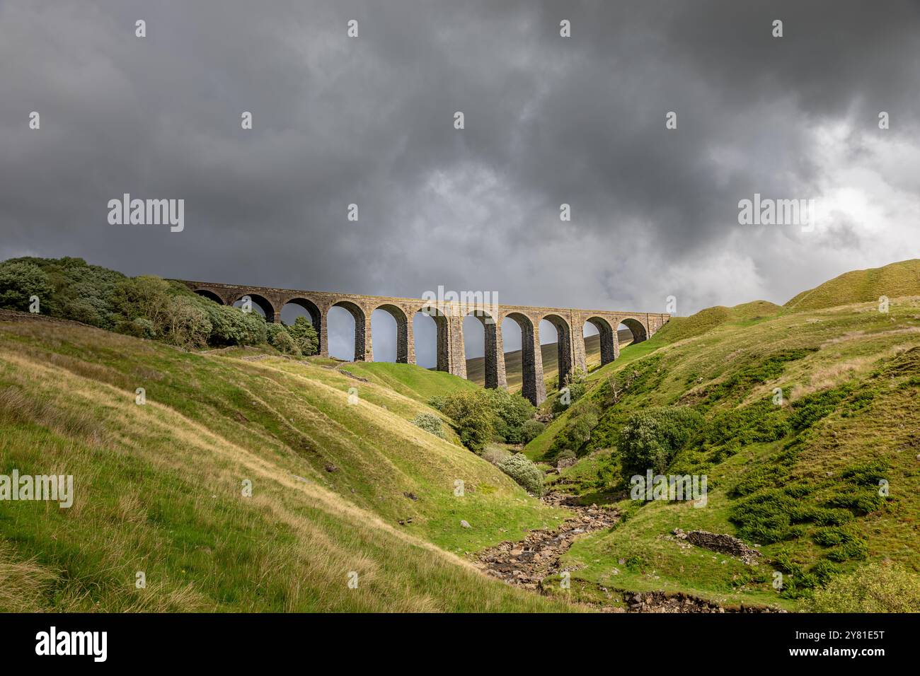 Viaduc Arten Gill, Cumbria, Angleterre, Royaume-Uni Banque D'Images