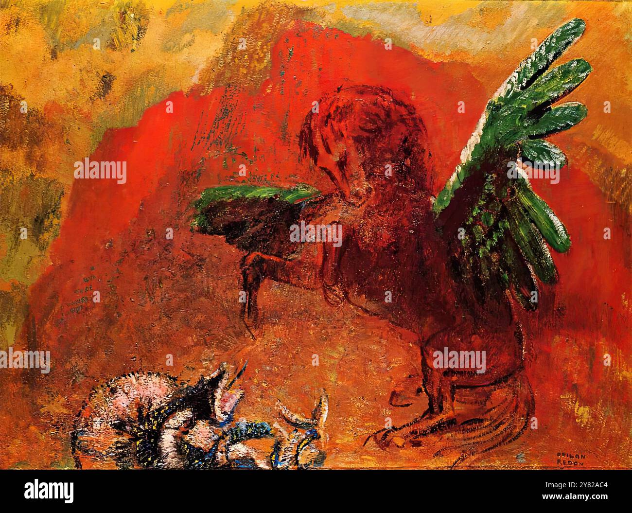 Odilon Redon - Banque D'Images