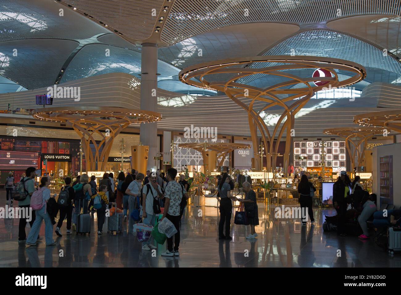 Türkiye, Turquie, aéroport d'Istanbul, départs internationaux, shopping duty free Banque D'Images