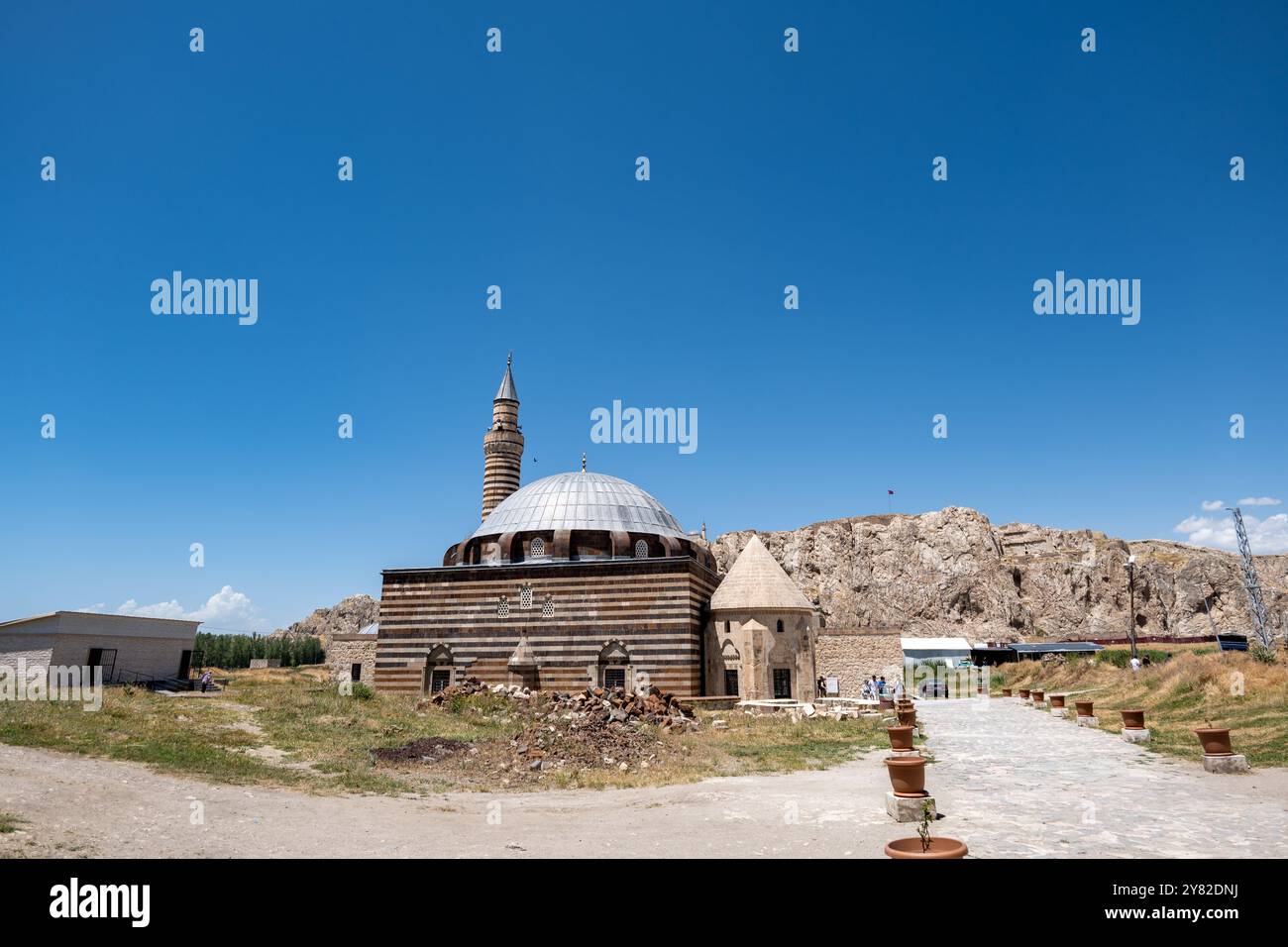 Mosquée Husrev Pacha, une célèbre mosquée historique à Van, en Turquie. Banque D'Images