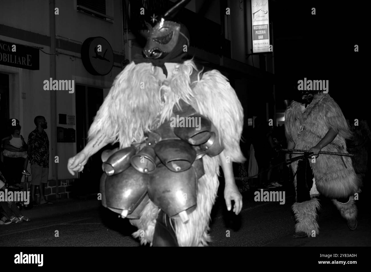 8 août 2024, Muravera événement traditionnel sarde de masques et autres métiers à Muravera, près de Cagliari la capitale de la Sardaigne, Italie. FAMA © Fausto Marci Banque D'Images