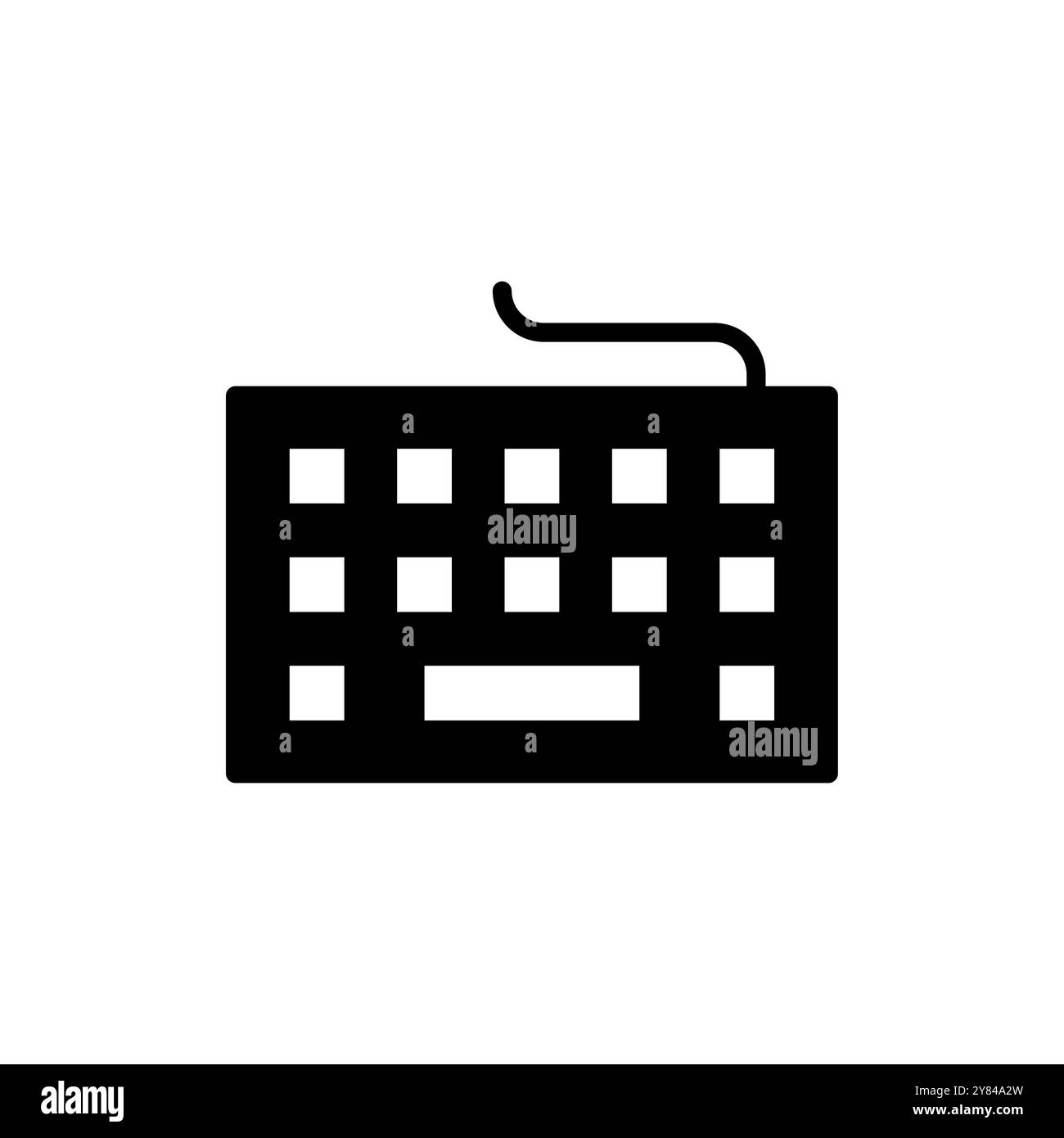 Vecteur d'icône de clavier. signe et symbole du clavier Illustration de Vecteur