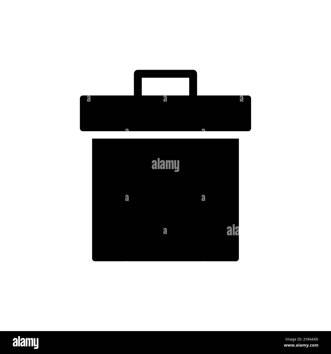 Vecteur d'icône de corbeille. icône de corbeille. supprimer le signe et le symbole. Illustration de Vecteur