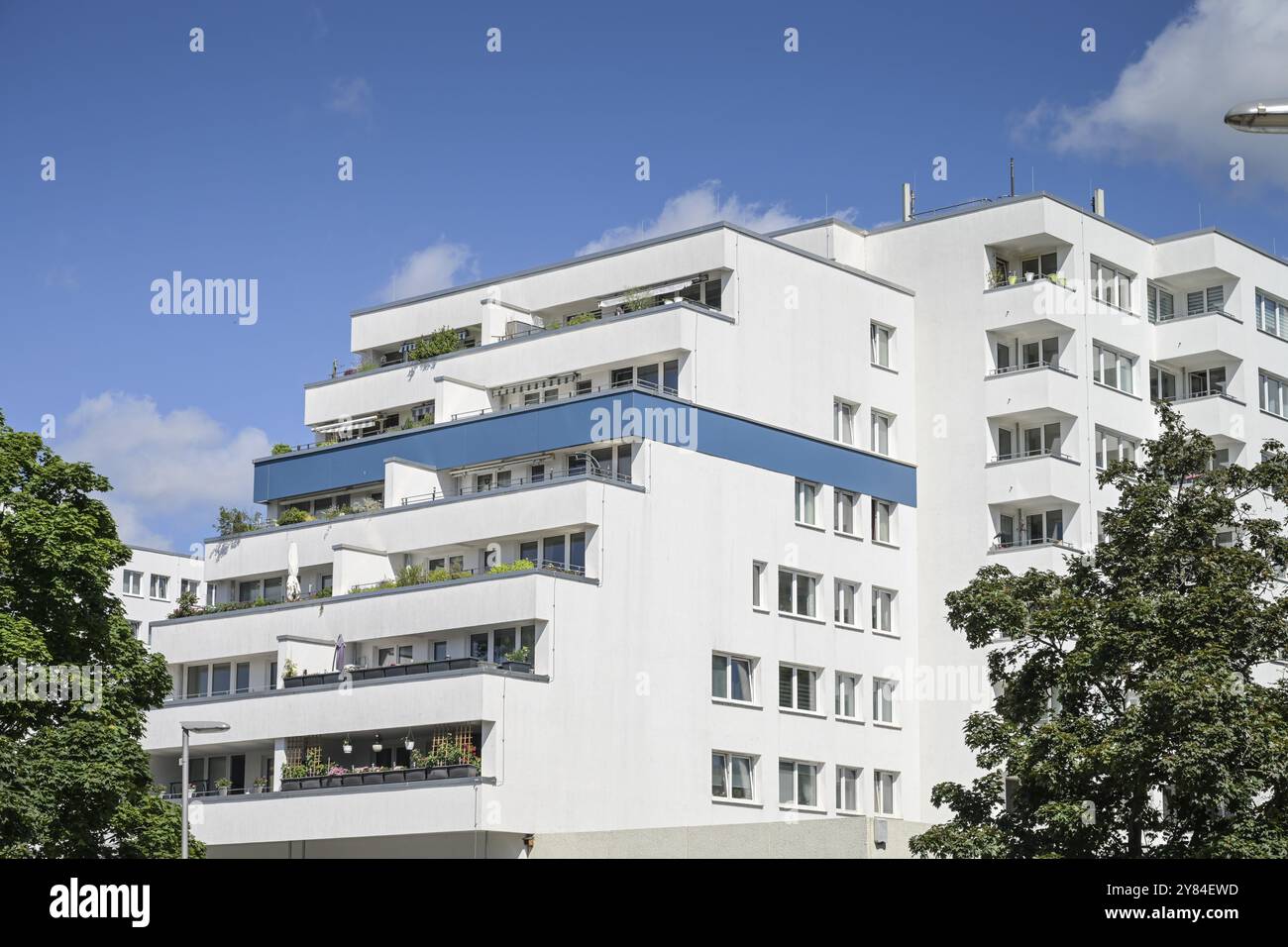 Appartements, bâtiments préfabriqués, Schaeferstrasse, Hakenfelde, Spandau, Berlin, Allemagne, Europe Banque D'Images