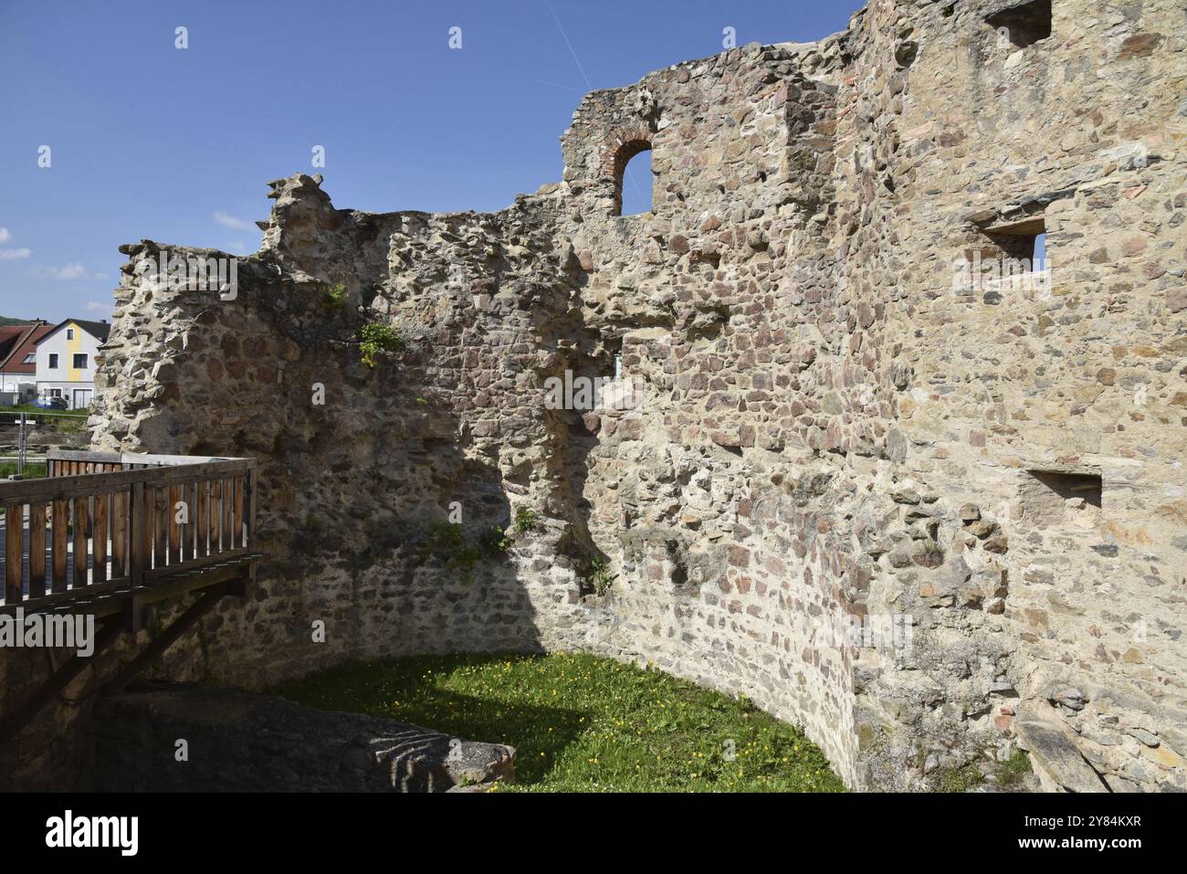 Tour du fort romain Favianis à Mautern an der Donau, Autriche, Europe Banque D'Images