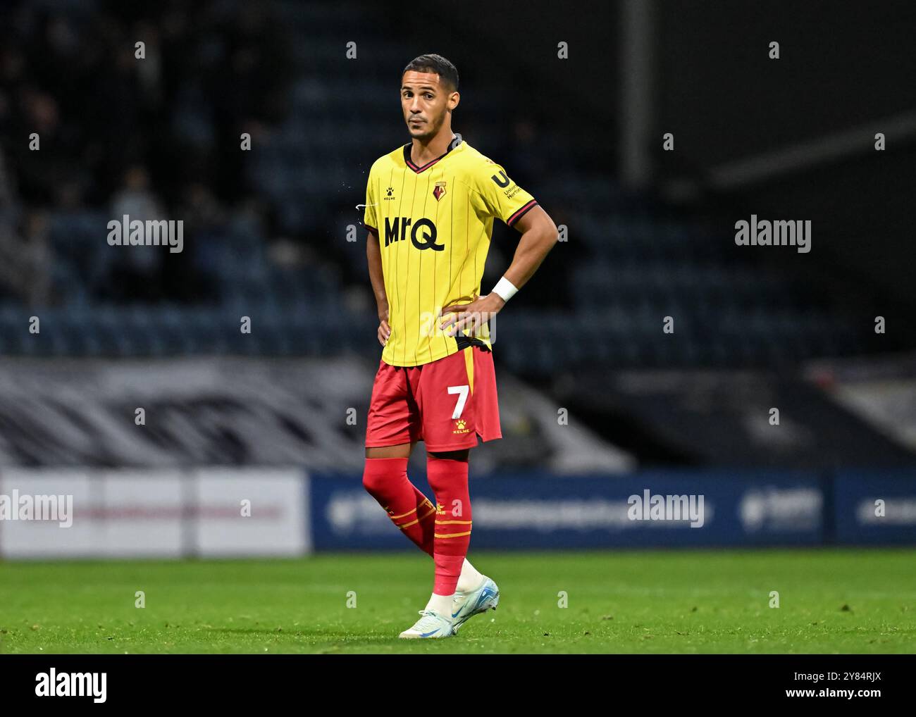 Tom Ince de Watford lors du match du Sky Bet Championship Preston North End vs Watford à Deepdale, Preston, Royaume-Uni, le 2 octobre 2024 (photo de Cody Froggatt/News images) Banque D'Images