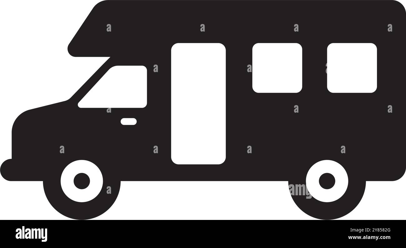 Logo d'illustration vectoriel d'icône de chariot alimentaire. Illustration de Vecteur