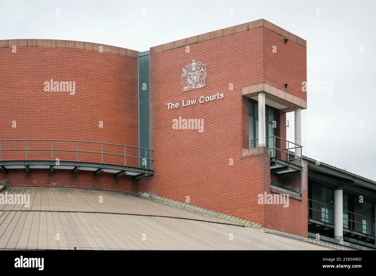 Preston Law courts Angleterre Royaume-Uni Banque D'Images