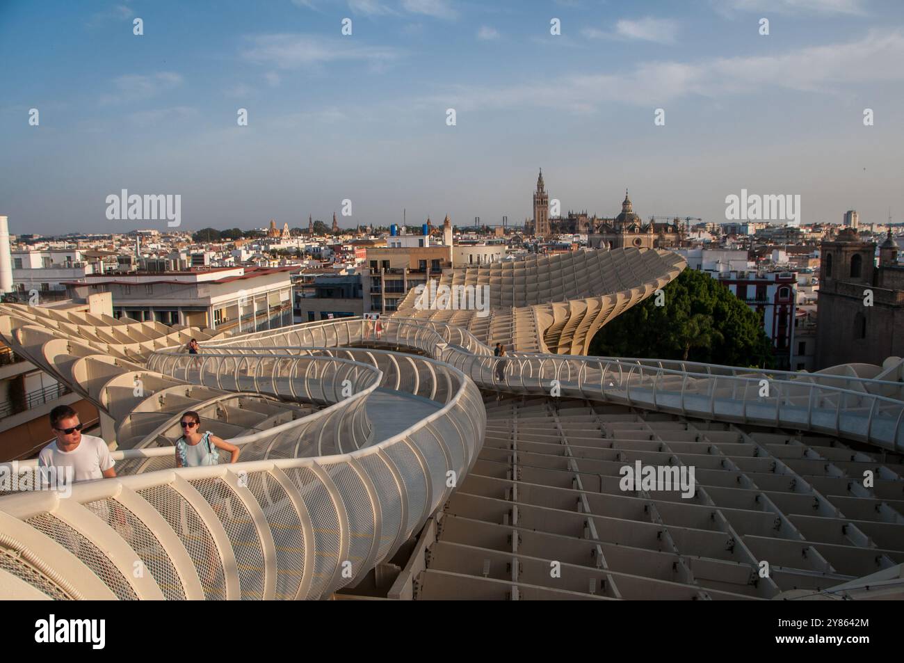 Metropol parasol ou Setas de Sevilla, Espagne Banque D'Images