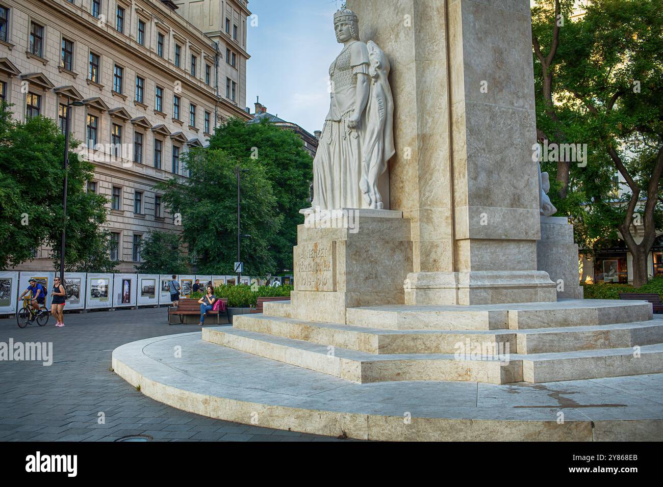 Budapest, Hongrie - 4 juillet 2023 : Monument des Martyrs nationaux Banque D'Images