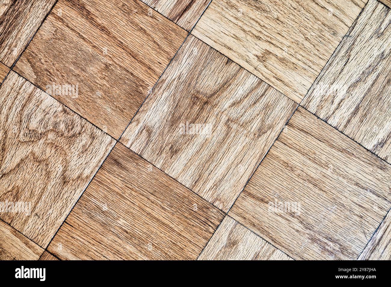Parquet dans une résidence New-yorkaise, États-Unis Banque D'Images