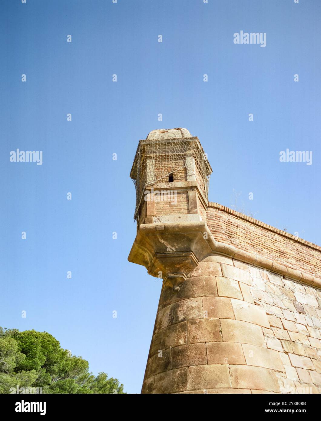 Château de Montjuïc, Barcelone, Espagne, Europe. Banque D'Images