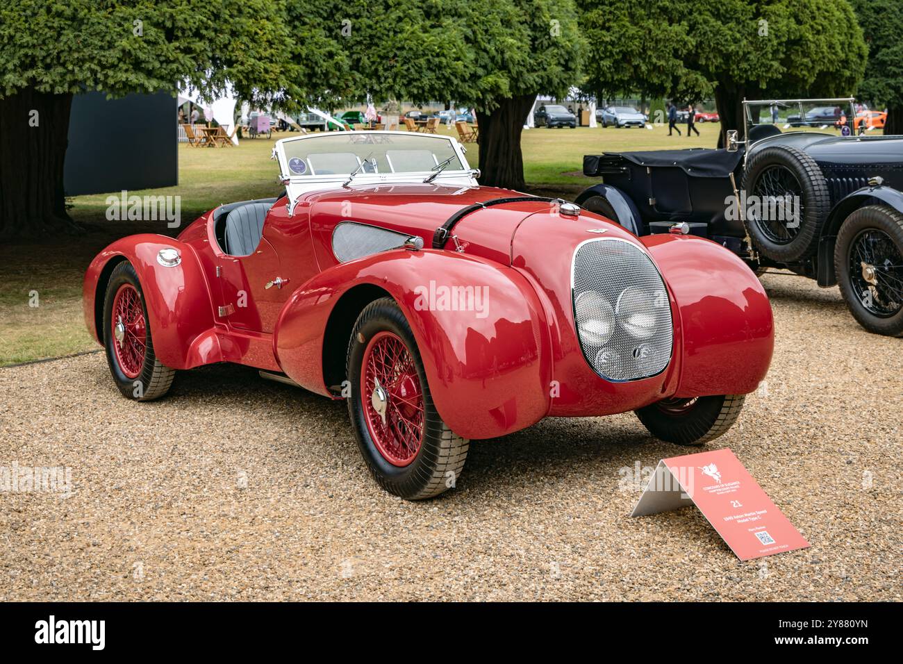 1940 Aston Martin Speed Model type C. concours of Elegance 2024, Hampton court Palace, Londres, Royaume-Uni Banque D'Images