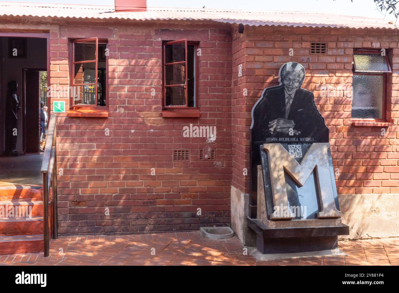 Johannesburg, Afrique du Sud - 08 septembre 2022 : Nelson Mandela National Museum, ou Mandela House, Orlando West, Soweto, Afrique du Sud, déclaré Nat Banque D'Images