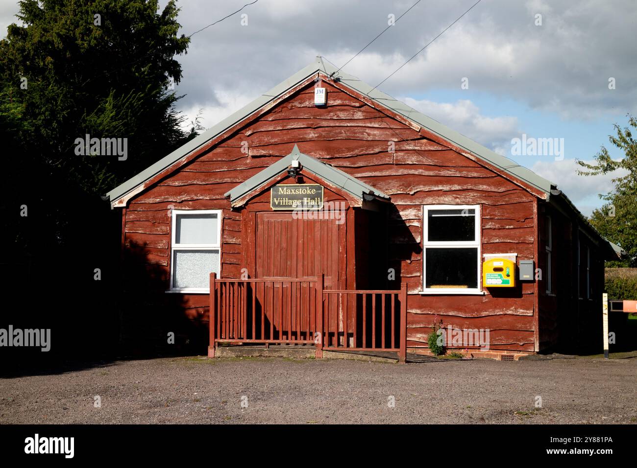 Maxstoke village Hall, Warwickshire, Angleterre, Royaume-Uni Banque D'Images