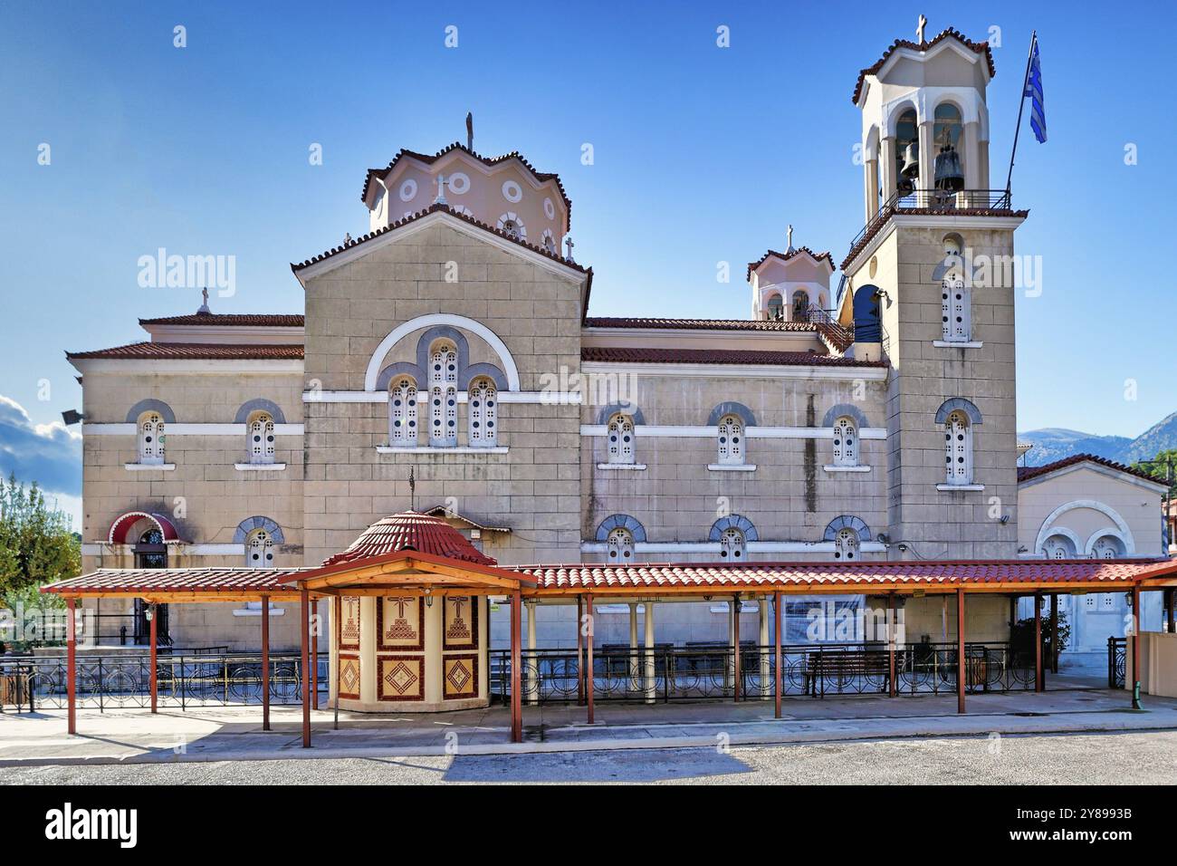 Agios Ioannis Rosos à Prokopi sur l'île d'Evia, Grèce, Europe Banque D'Images