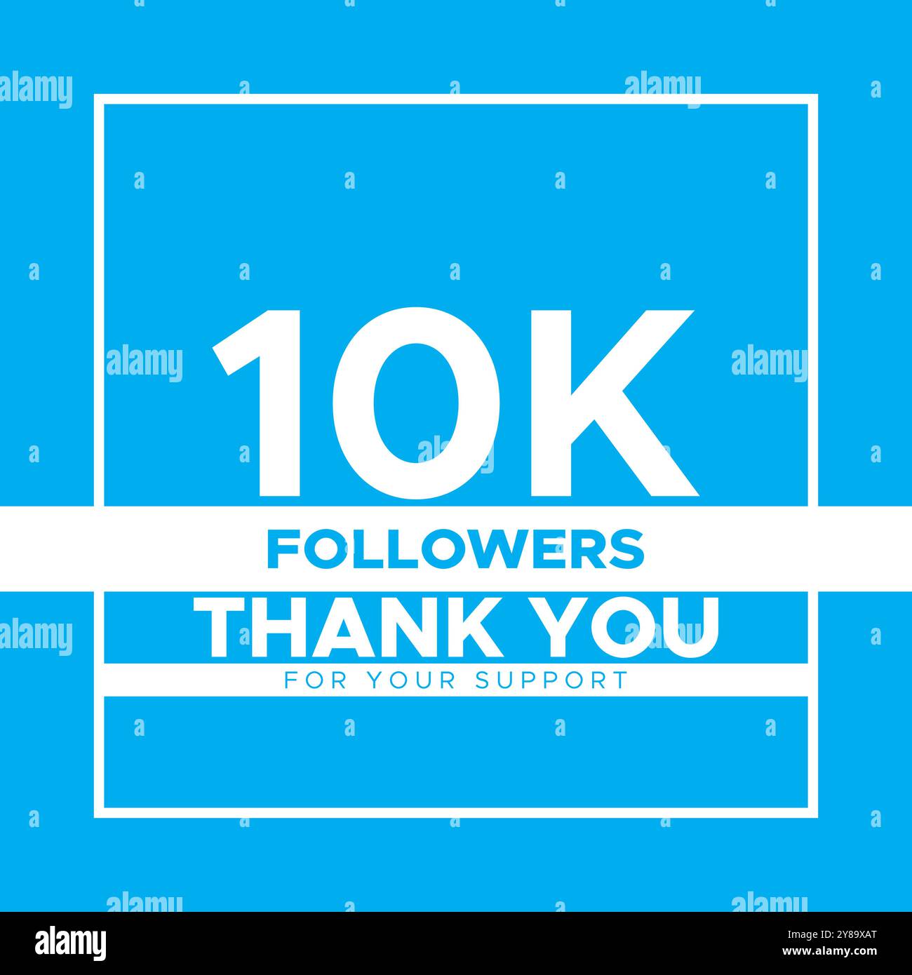 1M followers, merci mes followers, 5k followers, merci followers, merci pour 100k Subscribers, merci post design, 50k post célébration Illustration de Vecteur