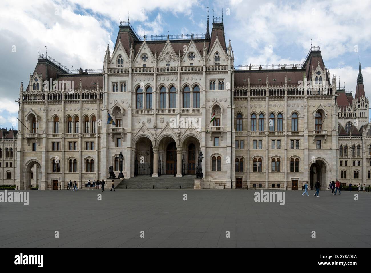 Bâtiment du Parlement hongrois à Budapest Banque D'Images