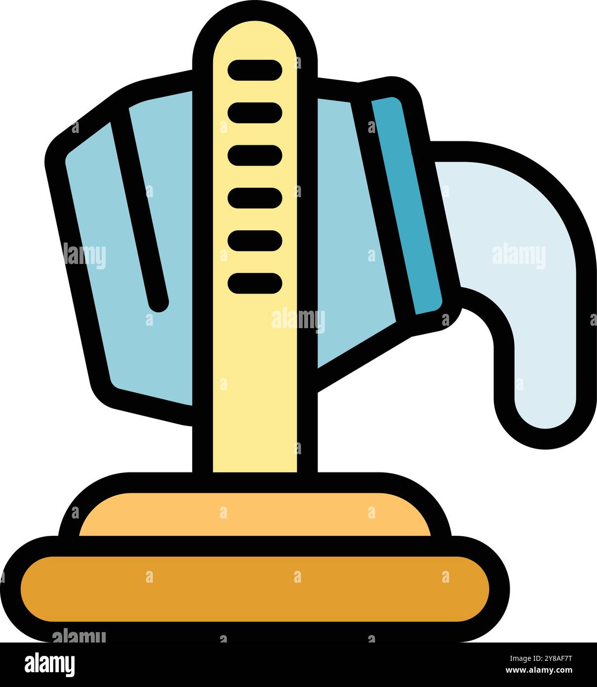 Bétonnière coulant du ciment, un outil essentiel pour les projets de construction assurant un mélange efficace et coulage du ciment Illustration de Vecteur