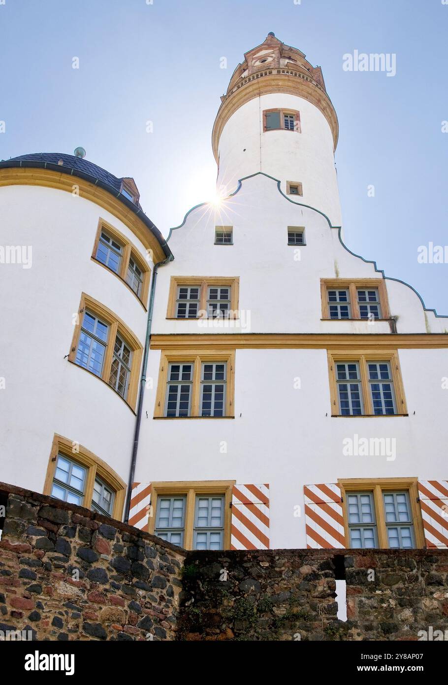 Château de Hoechst (ancien château de Hoechst) à Francfort-Hoechst, Allemagne, Hesse, Francfort-sur-le-main Banque D'Images