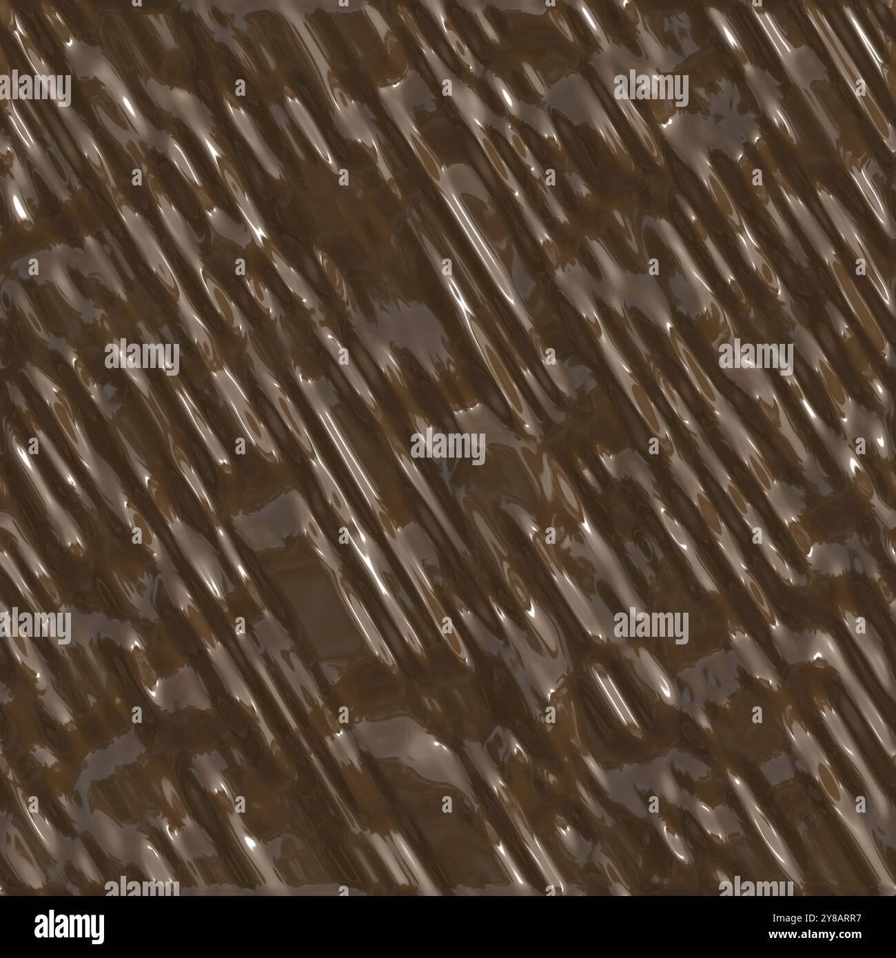 Texture Seamless Chocolate Factory. Texture haute résolution sans couture (8000x8000). Texture abstraite moderne et élégante. Modèle pour impressions, textiles, emballage, wal Banque D'Images