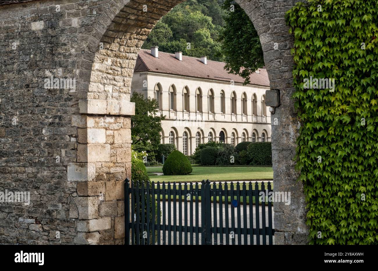 Abbaye de Fontenay, Bourgogne, France, Europe Banque D'Images