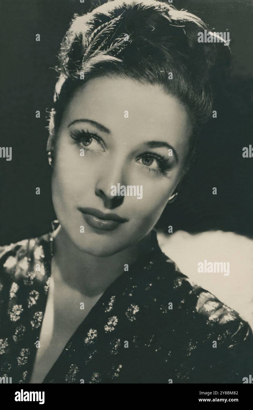 Laraine Day (1920-2007), acriz de cine estadounidense. Banque D'Images