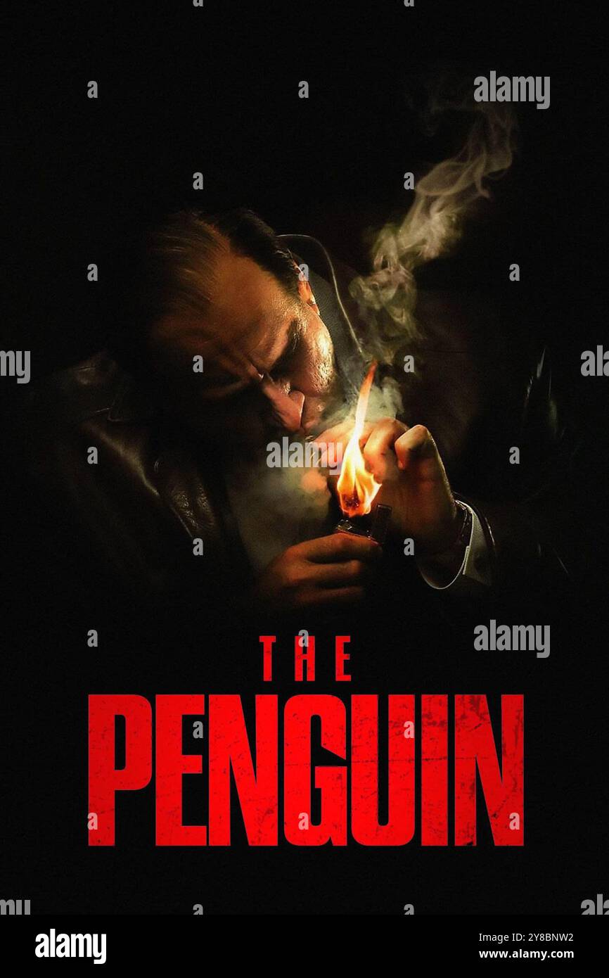 COLIN FARRELL dans THE PENGUIN (2024), réalisé par CRAIG ZOBEL. Crédit : DC Entertainment / Warner Bros / album Banque D'Images