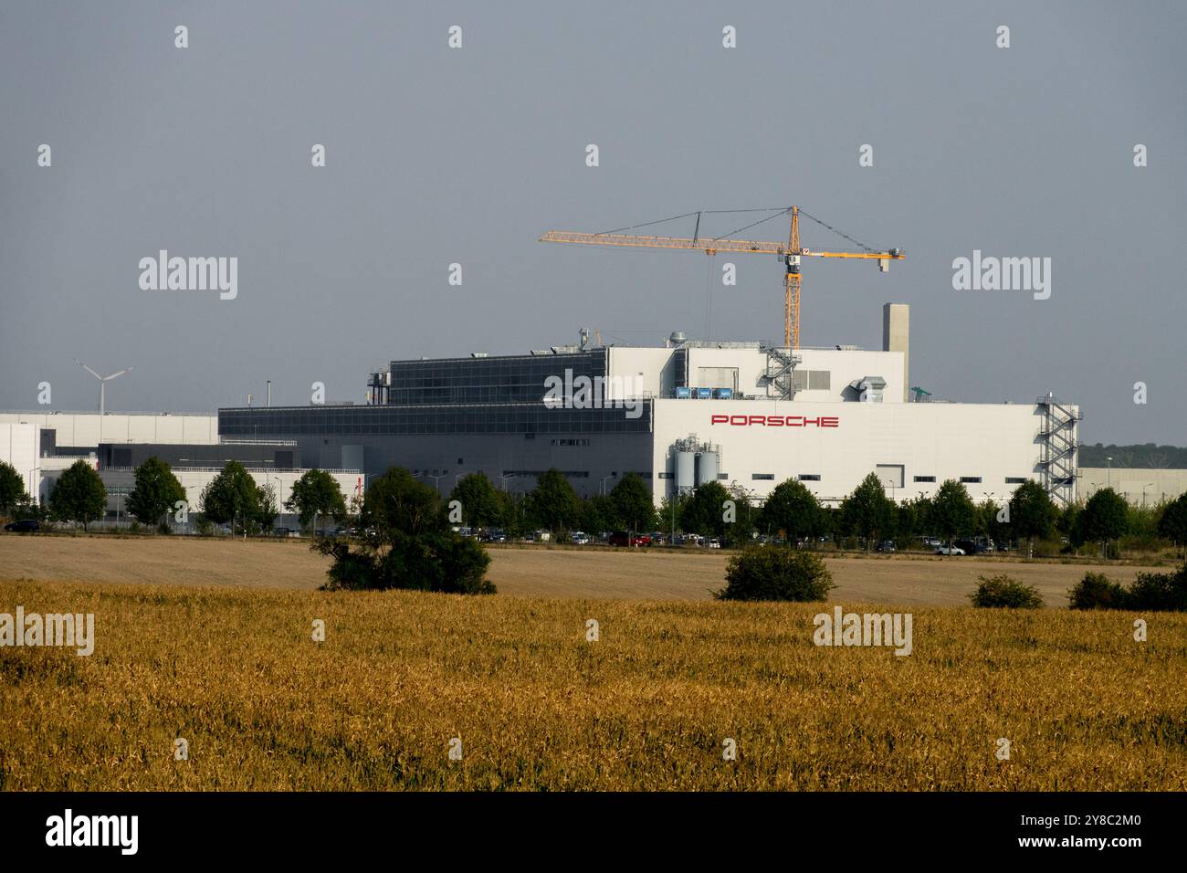 Usine Porsche à Leipzig Allemagne Europe Economie production allemande Porsche Factory Automotive Industry Banque D'Images