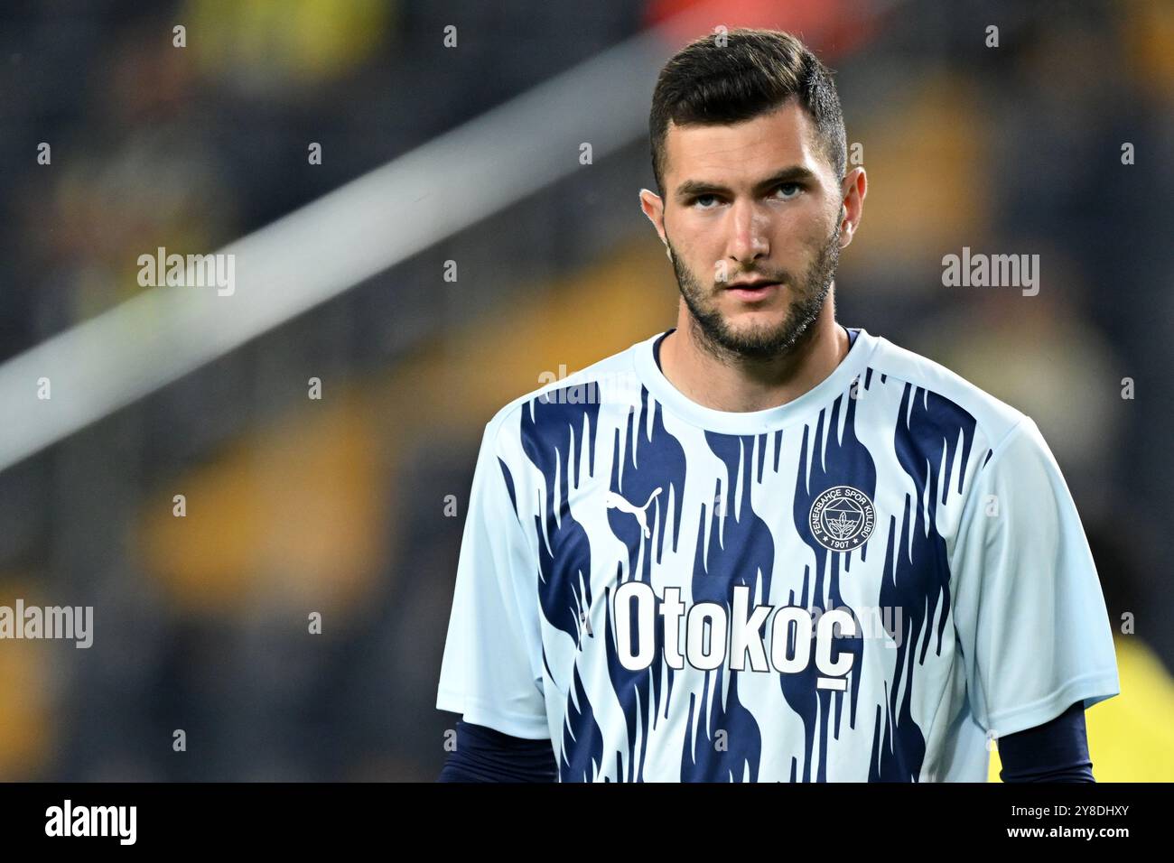 ISTANBUL - le gardien Ertugrul Cetin du Fenerbahce SK lors du match de l'UEFA Europa League opposant Fenerbahce AS et R. Union Saint-Gilloise au stade Ulker Fenerbahce Sukru Saracoglu le 26 septembre 2024 à Istanbul, Turquie. ANP | Hollandse Hoogte | Gerrit van Keulen crédit : ANP/Alamy Live News Banque D'Images