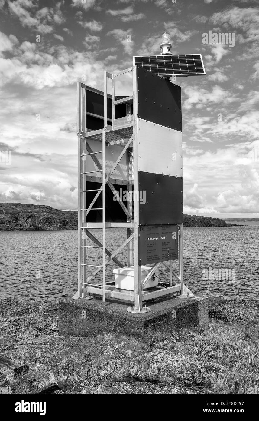 Leading Light #242, Fishing point Park, doté Anthony, Terre-Neuve-et-Labrador, Canada Banque D'Images