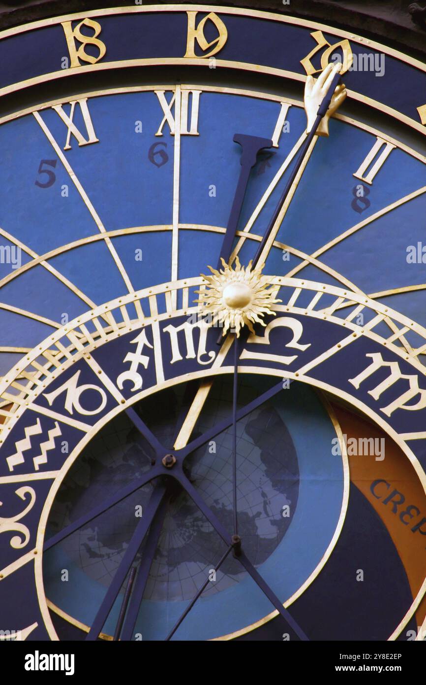 Horloges astronomiques, Prague Banque D'Images
