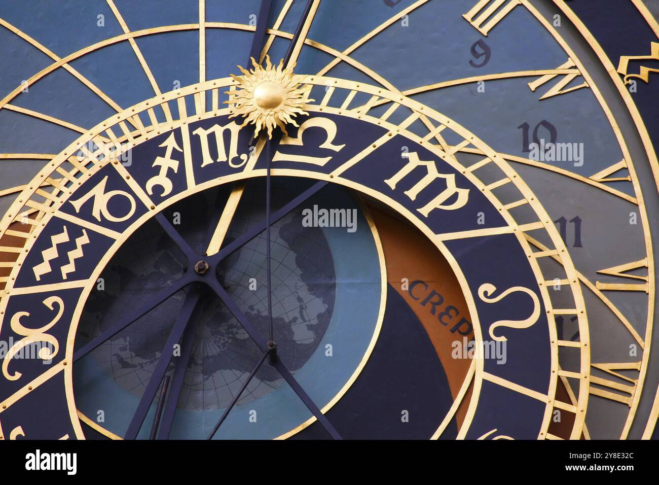 Horloges astronomiques, Prague Banque D'Images