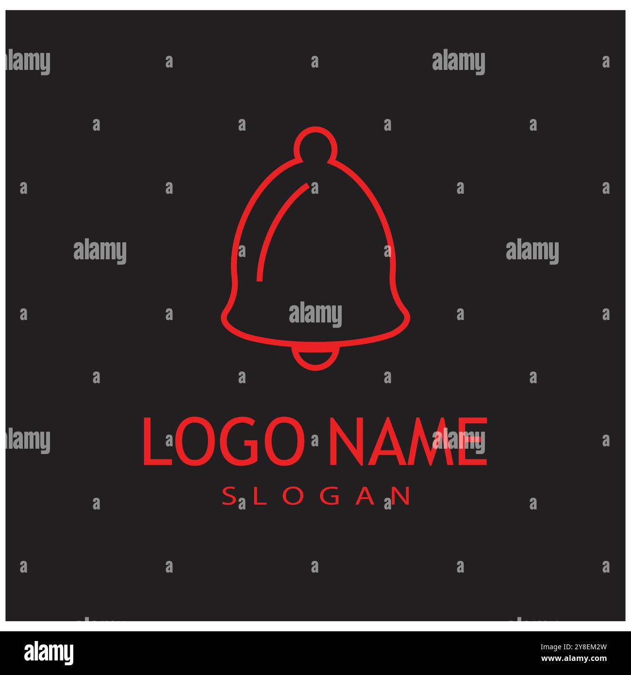 Bell logo Template vecteur symbole conception d'illustration Illustration de Vecteur