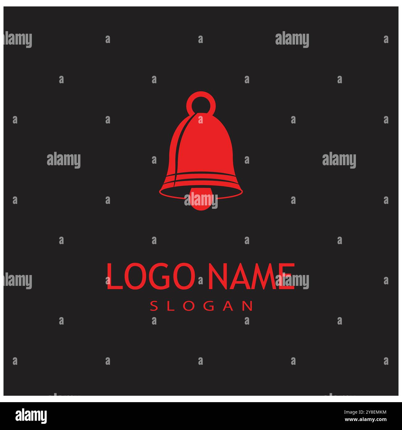 Bell logo Template vecteur symbole conception d'illustration Illustration de Vecteur