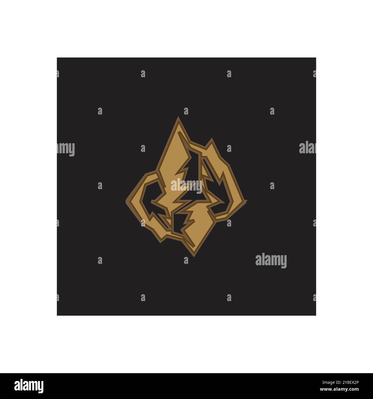 L'icône de montagne modèle logo Vector illustration design Illustration de Vecteur