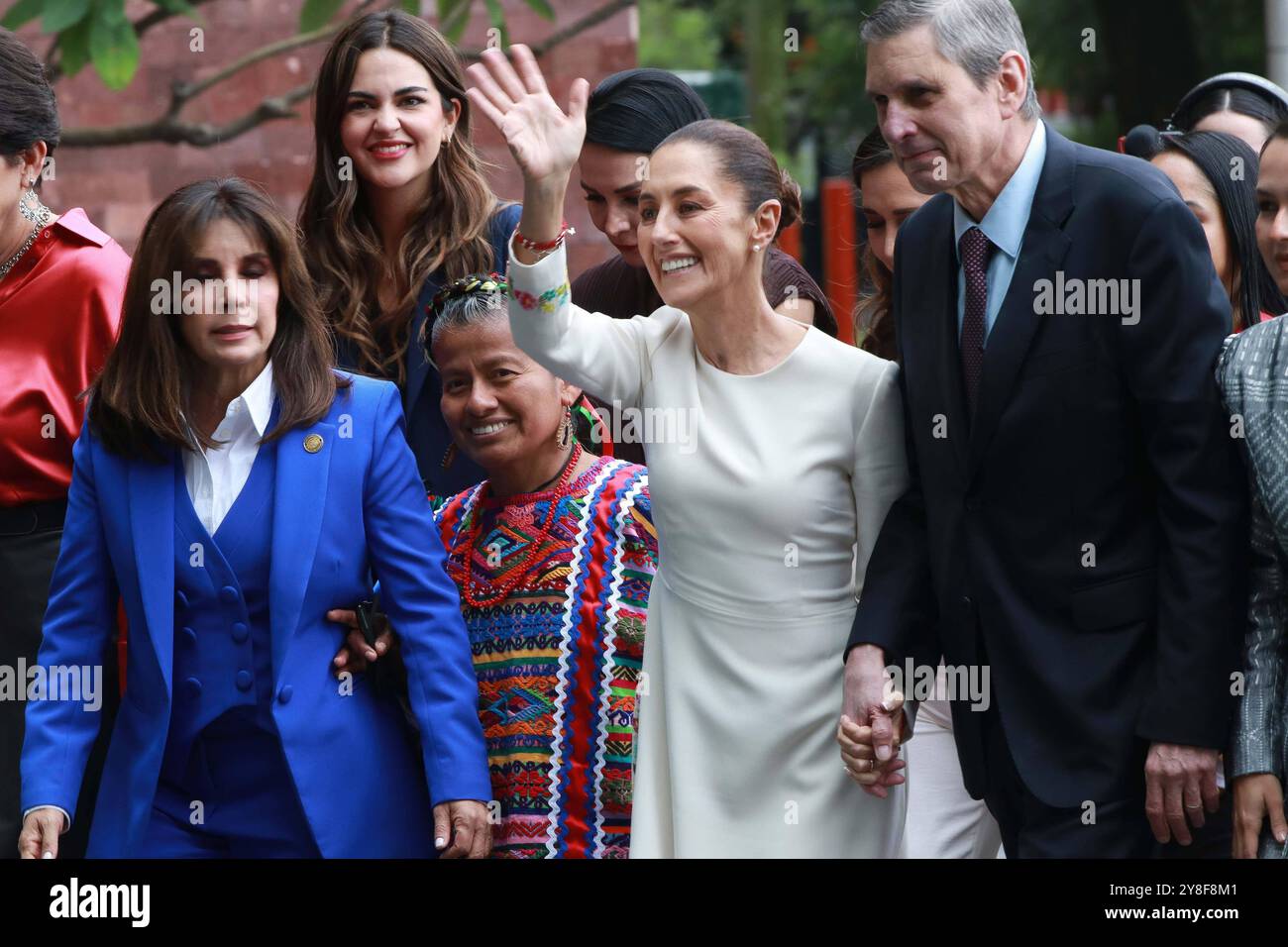 Inauguration de la Claudia Sheinbaum première femme Présidente du Mexique -arrivées première femme Présidente du Mexique Claudia Sheinbaum Pardo arrivée à la cérémonie d'inauguration au Congrès de l'Union. Le 1er octobre 2024 à Mexico, Mexique. Photo de Jose Luis Torales/ Eyepix Group Mexico Mexique Copyright : xJosexLuisxToralesxxEyepixxGroupx Banque D'Images