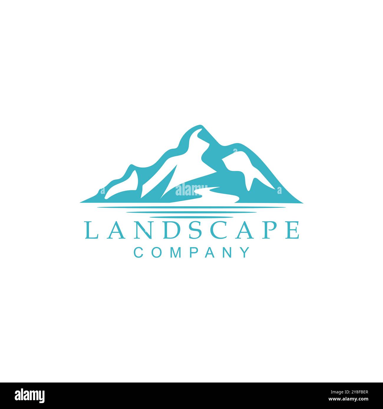 L'icône de montagne modèle logo Vector illustration design Illustration de Vecteur